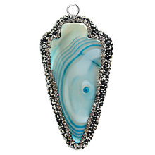 Fashion Multi Color Gemstone Stone Pendant Bead